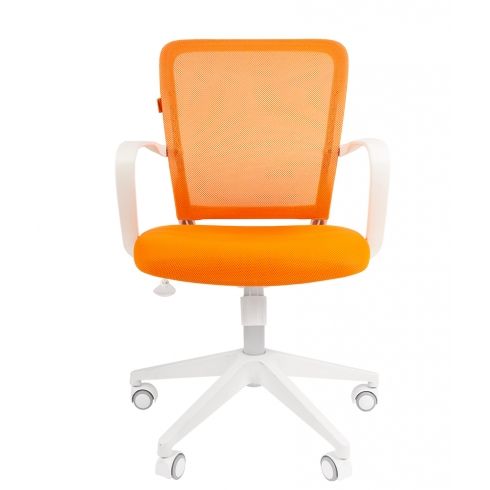 Кресло для оператора CHAIRMAN 698 White Orange